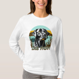 Schwarzes Labor | Labrador Mama Hund Lover T-Shirt