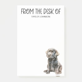 Schwarzes Labor Post-it Klebezettel