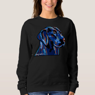 Schwarzes Labor Sweatshirt