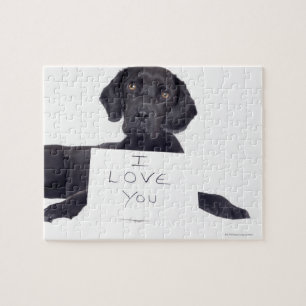 Schwarzes Labrador 13 Monate Puzzle