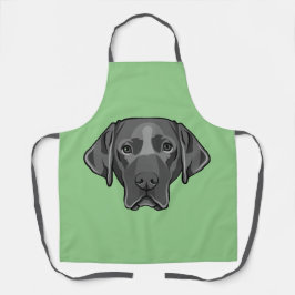 Schwarzes Labrador Retriever Dog Design Schürze