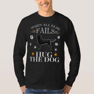 Schwarzes Labrador Retriever Dog Niedliches Sprich T-Shirt