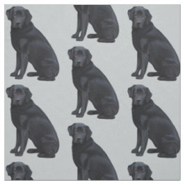 Schwarzes Labrador retriever Stoff