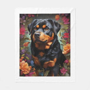 Schwarzes Labrador, schwarze Siege, Die verzaubert Fleecedecke