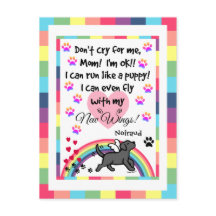 Schwarzes Labrador-Trottenerinnerungspostkarte