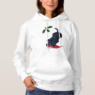 Schwarzes Labradorwelpen-u. Hoodie