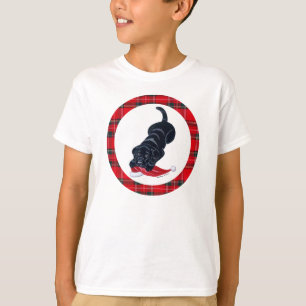 Schwarzes Labradorwelpen-u. T-Shirt
