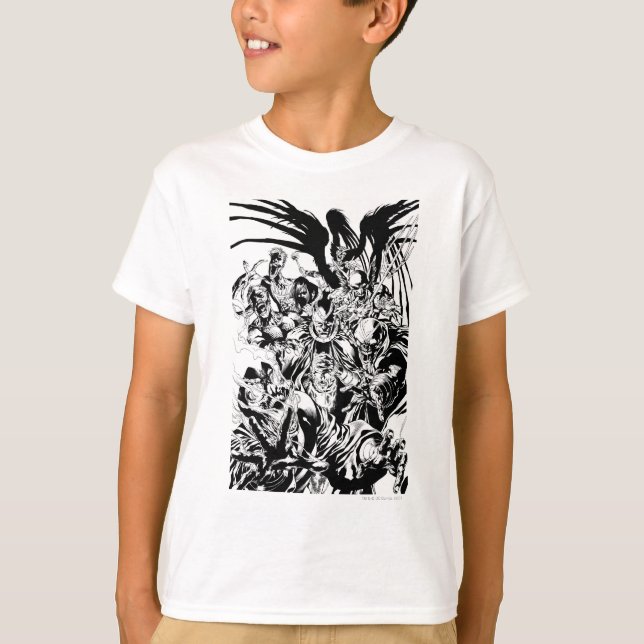 Schwarzes Laternenkorps - Schwarzweiß T-Shirt (Vorderseite)