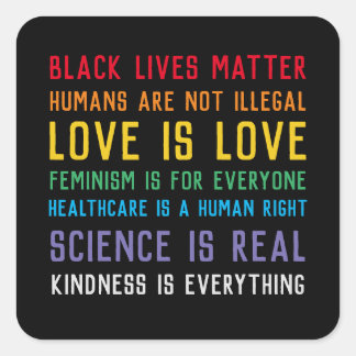 Schwarzes Leben Materie Aufkleber