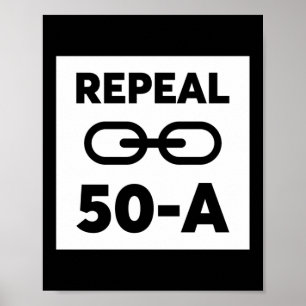 Schwarzes Leben Matter Aufhebung 50 A Poster