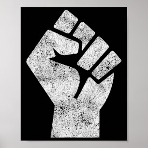 Schwarzes Leben Problem Frische soziale Gerechtigk Poster