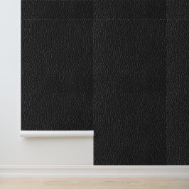 Schwarzes Leder-Finish-Muster moderne Innenausstat Tapete
