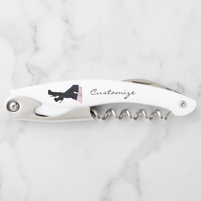 Schwarzes Leder Oberschenkelstiefel Thunder_Cove Kellnermesser (Vorderseite)