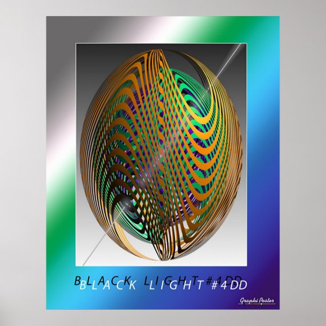 Schwarzes Licht #4 Poster (Vorne)