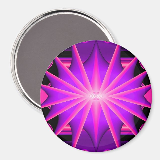 Schwarzes Licht Spaß... Magnet (Vorderseite/Rückseite)