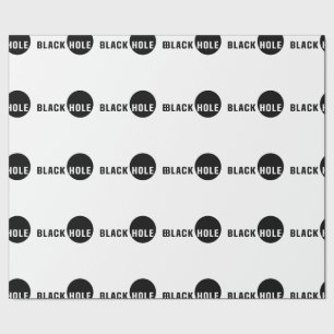 Schwarzes Loch Geschenkpapier