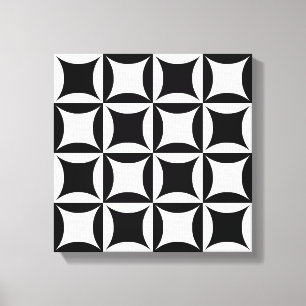 Schwarzes Loch im Türmuster Leinwanddruck