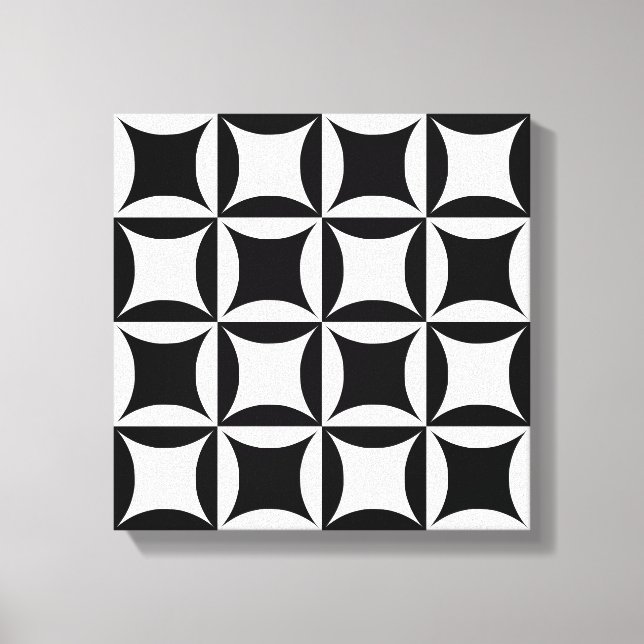 Schwarzes Loch im Türmuster Leinwanddruck (Vorderseite)