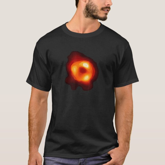 Schwarzes Loch im Zentrum unseres Galaxy Sagittari T-Shirt (Vorderseite)