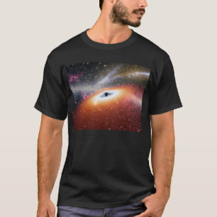 Schwarzes Loch in der Mitte einer Galaxie T-Shirt