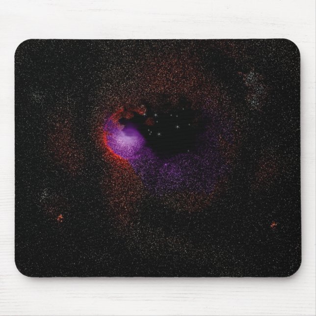 Schwarzes Loch Mousepad (Vorne)