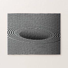 Schwarzes Loch | optische Illusion Puzzle