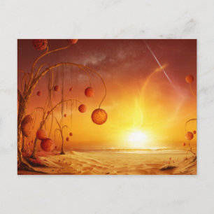 Schwarzes Loch Postkarte