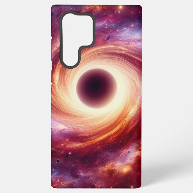 Schwarzes Loch Samsung Galaxy Hülle (Rückseite)