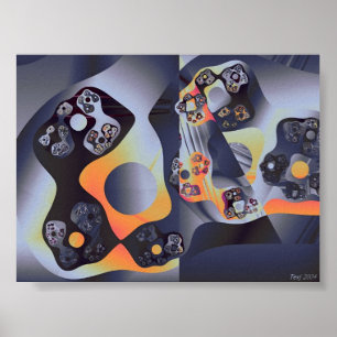 Schwarzes Loch Sun Poster