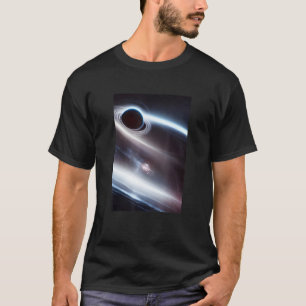 Schwarzes Loch Weltraum Galaxie T-Shirt