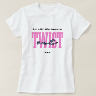 Schwarzes Locken Twistout-Würdigung Lockiges Haar T-Shirt