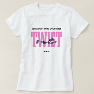 Schwarzes Locken Twistout-Würdigung Lockiges Haar T-Shirt