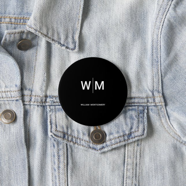 Schwarzes Logo | Unternehmen Button (Beispiel)