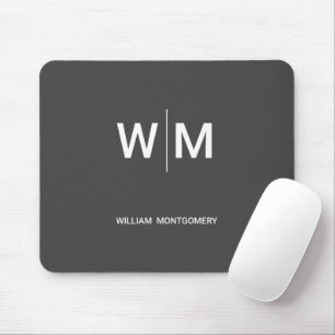 Schwarzes Logo   Unternehmen Mousepad