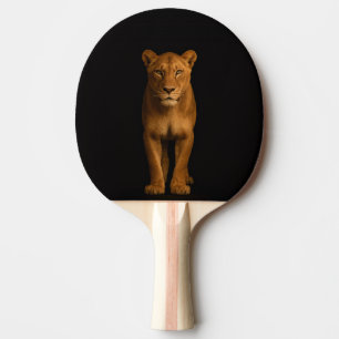 Schwarzes Luxe-Ping-Pong-Schläger, Edle Löwin Tischtennis Schläger