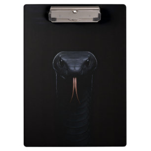 Schwarzes Luxus-Clipboard, Schwarze Mamba Klemmbrett