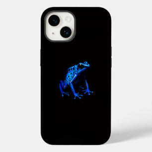 Schwarzes Luxus-iPhone 14 Case-Mate mit Blauem Fro iPhone 14 Hülle