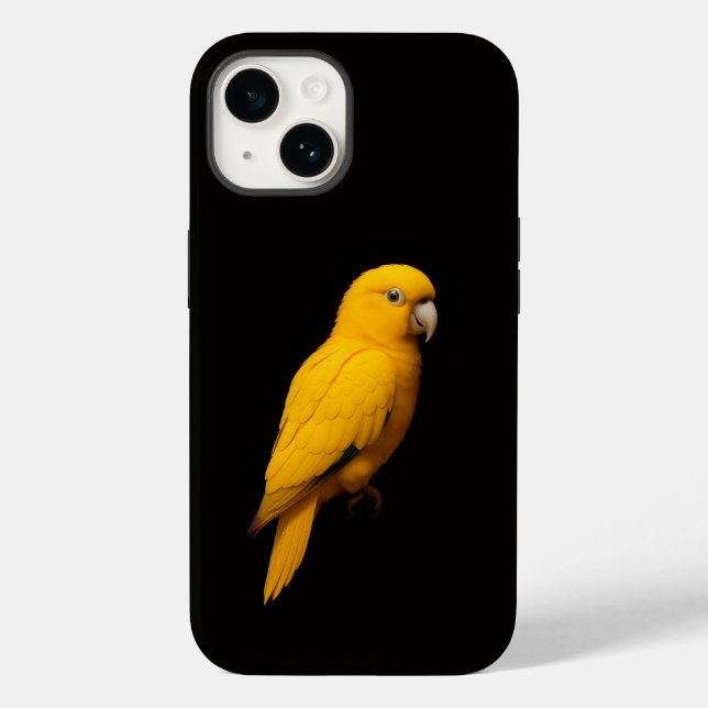 Schwarzes Luxus-iPhone 14 Case-Mate mit Goldsittic iPhone Hülle (Rückseite)