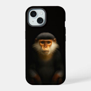 Schwarzes Luxus-iPhone 15 Case-Mate mit Rotem Douc iPhone 15 Hülle