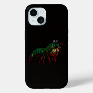 Schwarzes Luxus-iPhone 15-Case mit Fangschrecke Case-Mate iPhone Hülle