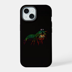 Schwarzes Luxus-iPhone 15-Case mit Fangschrecke iPhone 15 Hülle
