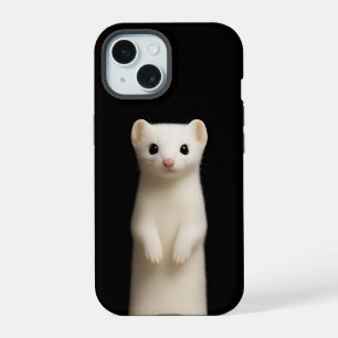 Schwarzes Luxus-iPhone 15-Case mit stilvollem Herm iPhone 15 Hülle