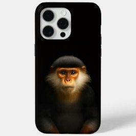 Schwarzes Luxus-iPhone 15 Pro Max mit Rotem Douc L Case-Mate iPhone Hülle