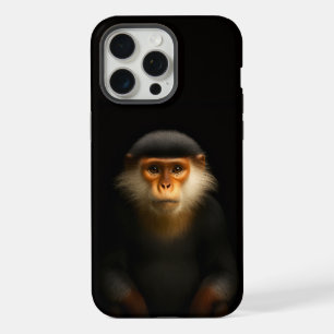 Schwarzes Luxus-iPhone 15 Pro Max mit Rotem Douc L iPhone 15 Pro Max Hülle