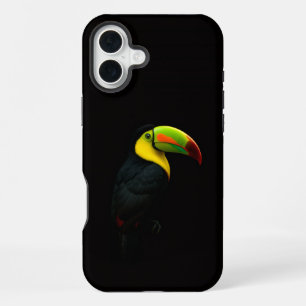 Schwarzes Luxus-iPhone 16 Plus mit Keilschnecken-T iPhone 16 Plus Hülle