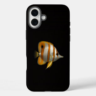 Schwarzes Luxus-iPhone 16 Plus Reef Butterflyfish iPhone 16 Plus Hülle