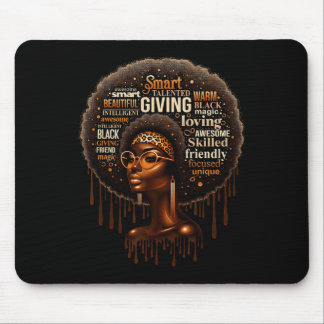 Schwarzes Mädchen Ich bin Schwarze Geschichte Mona Mousepad