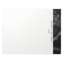 Schwarzes MarmorNotepad