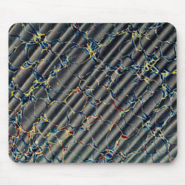 Schwarzes Marmorpapier Muster Mousepad