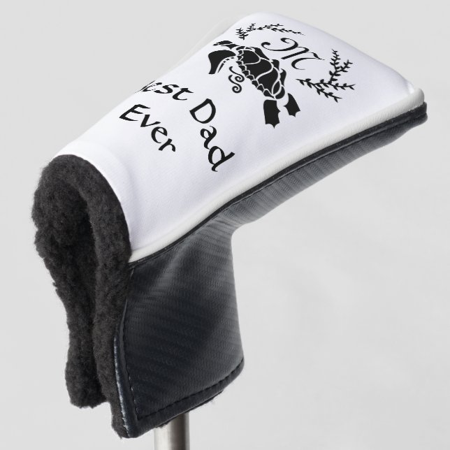 Schwarzes Meer Schildkröten Silhouette Side View G Golf Headcover (3/4 Vorderseite)